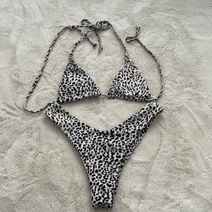 ZAFUL Cheetah Print Bikini Set